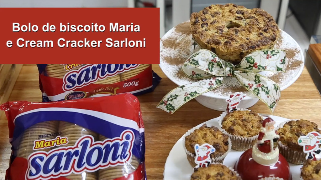 Bolo De Biscoito Maria E Cream Cracker Sarloni Villoni Alimentos