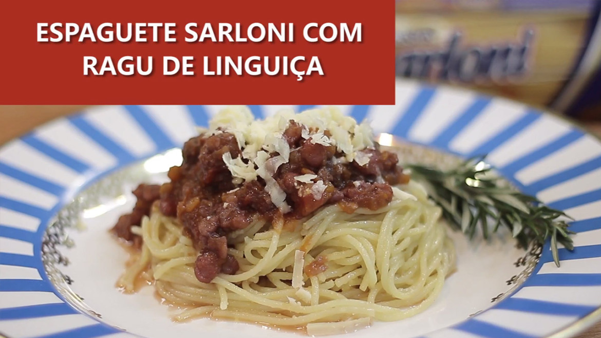 Espaguete Sarloni Ragu De Lingui A Villoni Alimentos