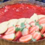 Torta de Morango com Biscoito Maria